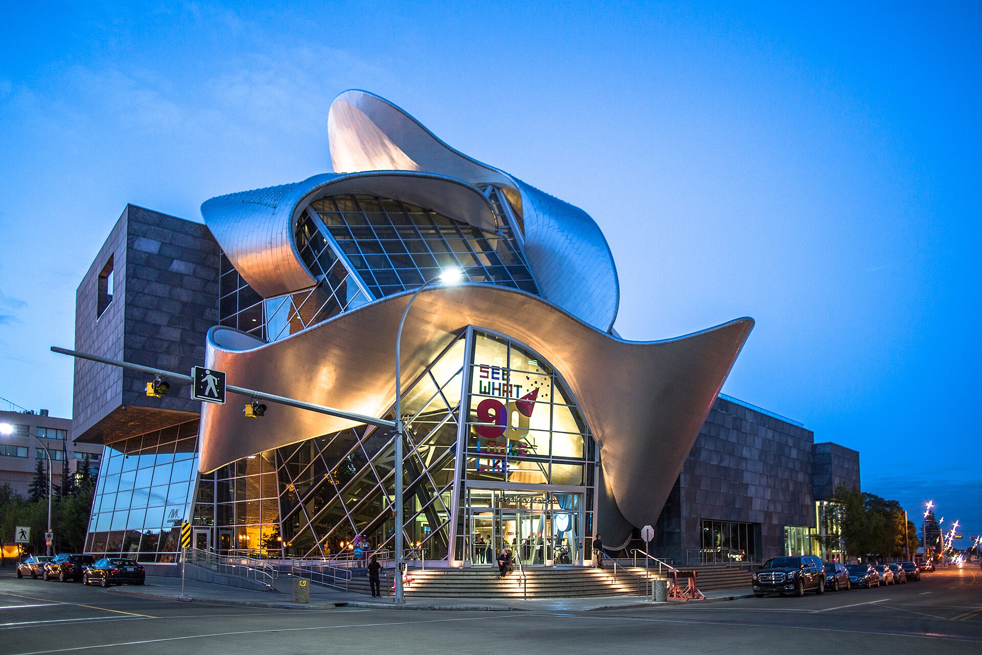 Exterior of the Art Gallery of Alberta